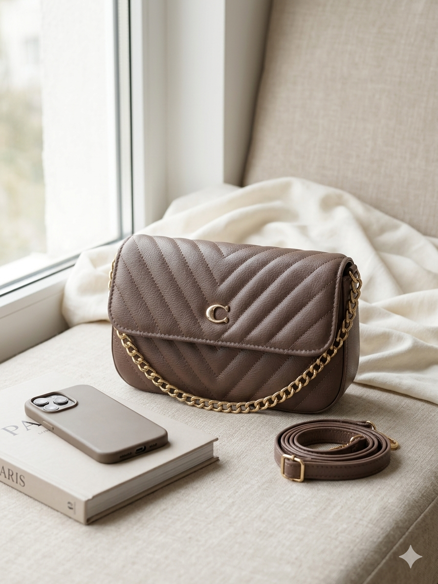 Shilmano Céleste Quilted Crossbody