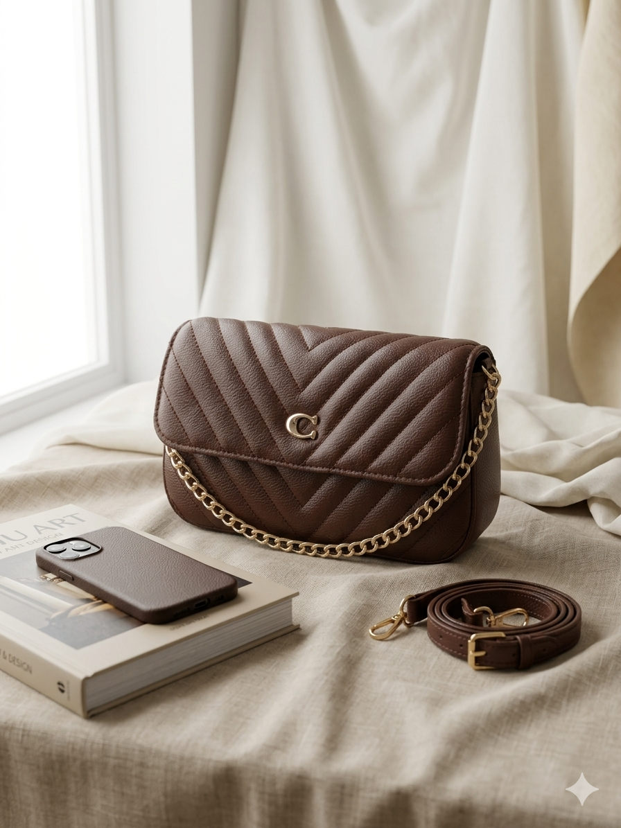 Shilmano Céleste Quilted Crossbody