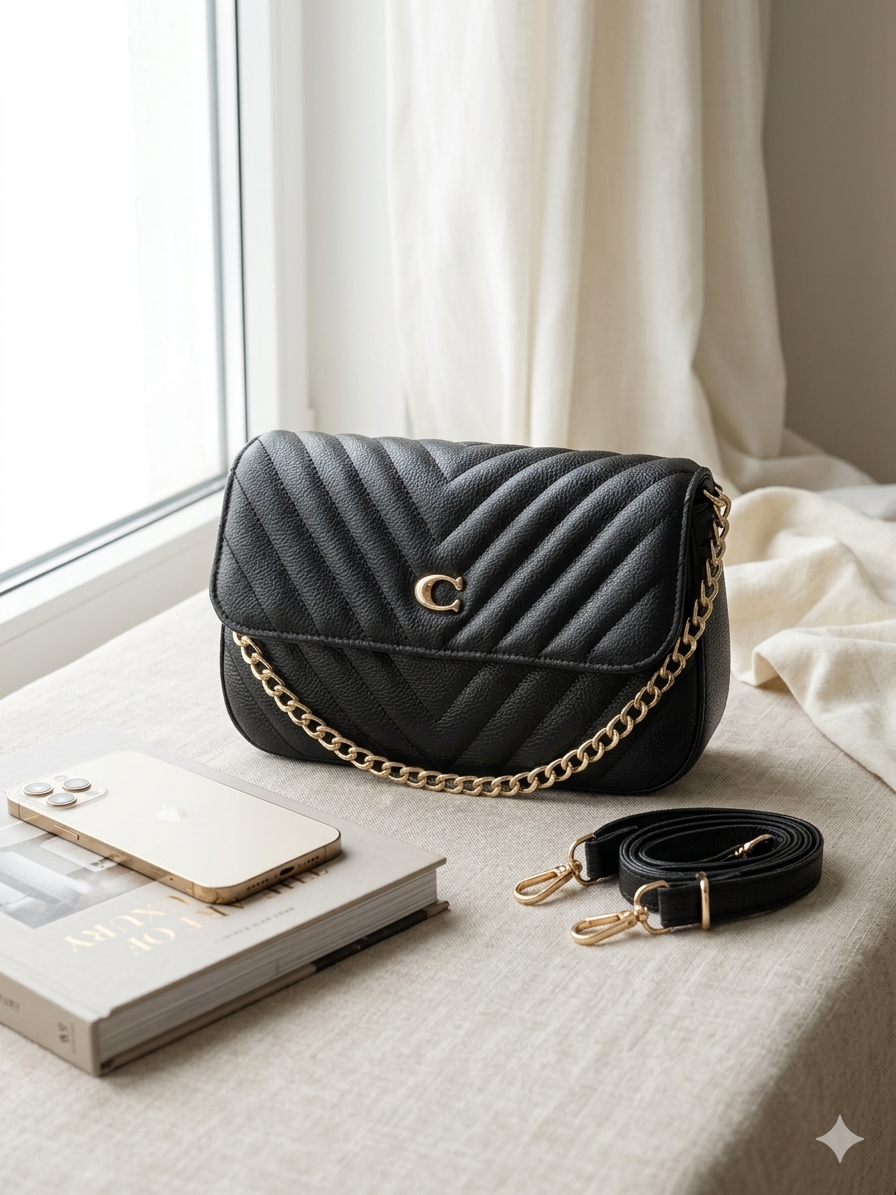 Shilmano Céleste Quilted Crossbody