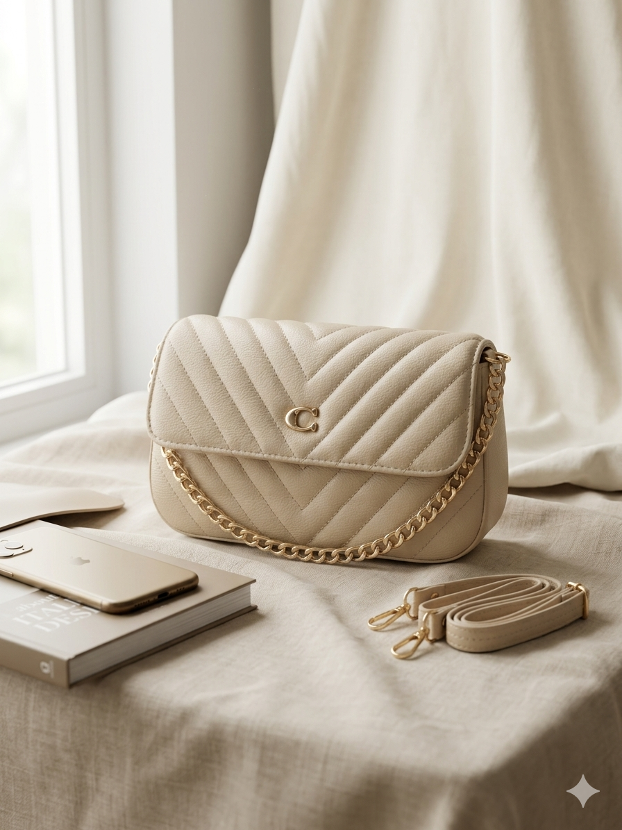 Shilmano Céleste Quilted Crossbody