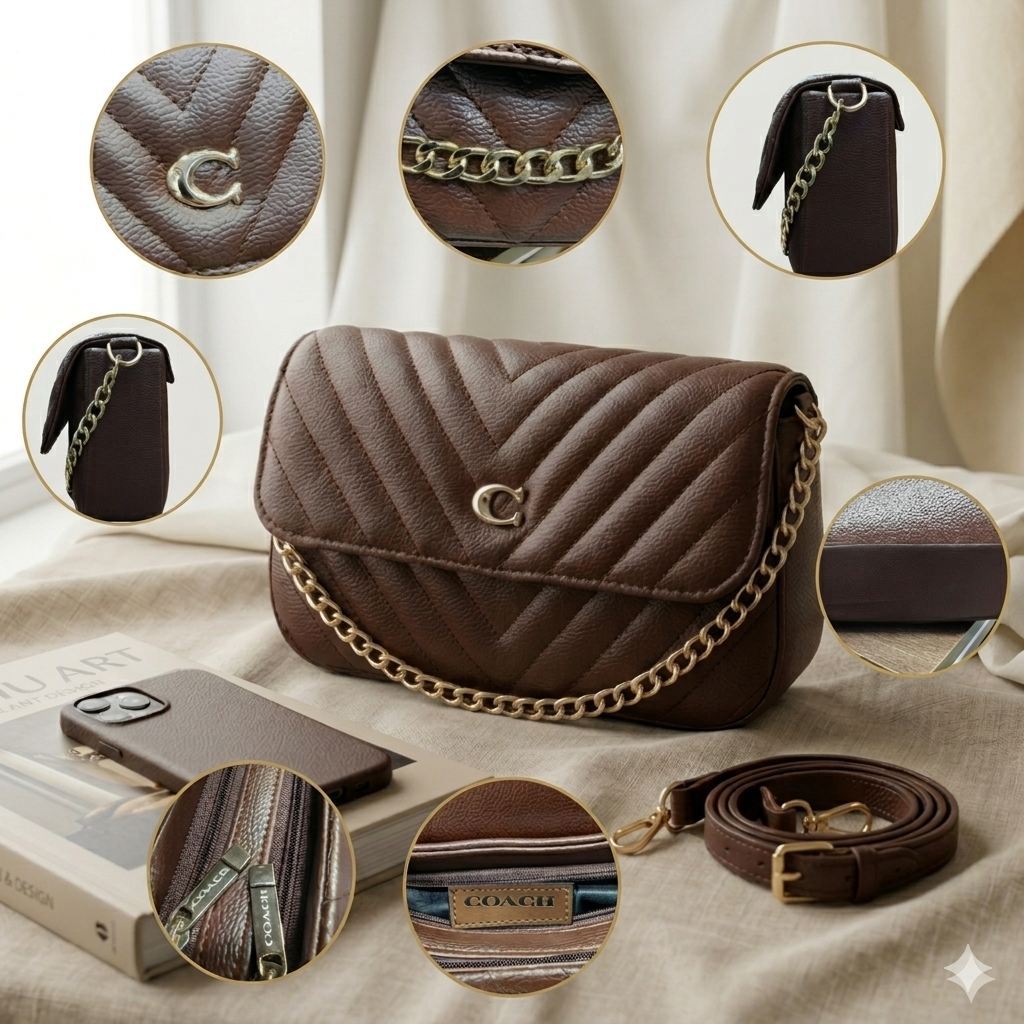Shilmano Céleste Quilted Crossbody